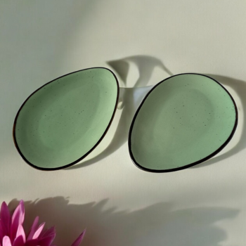 Petite Delight Plates - Seafoam Green