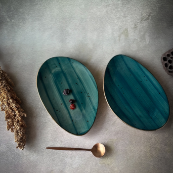 Petite Delight Plates - Green