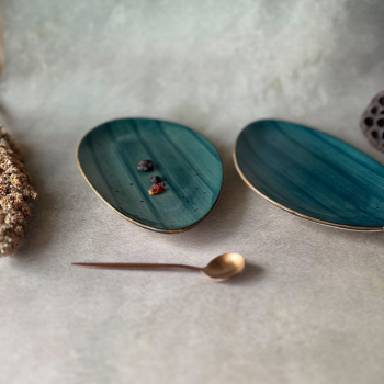 Petite Delight Plates - Green