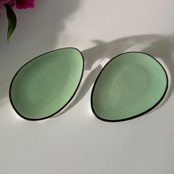 Petite Delight Plates - Seafoam Green