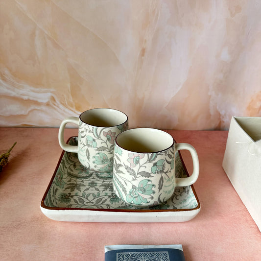 Windsor Bloom Day Dream Mug & Platter set