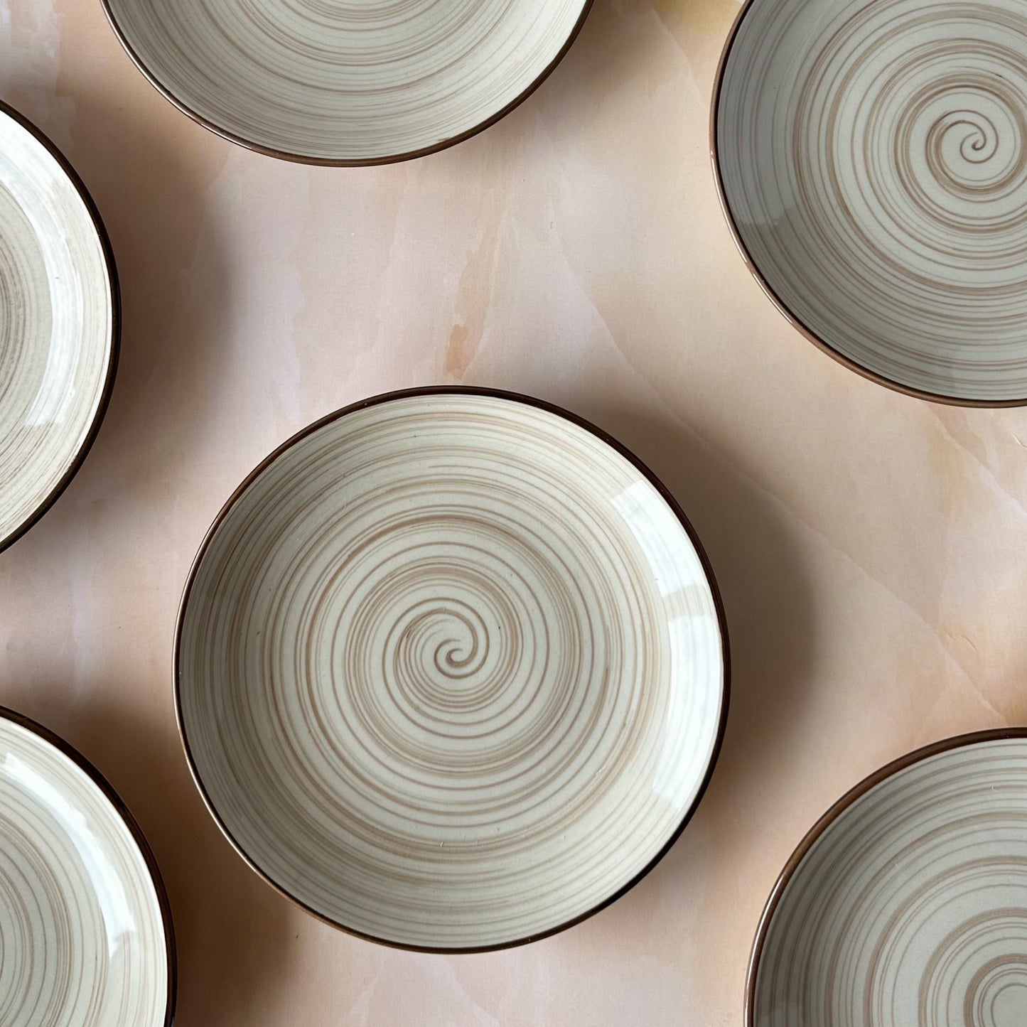 Sirocco Glazed Quarter Plates