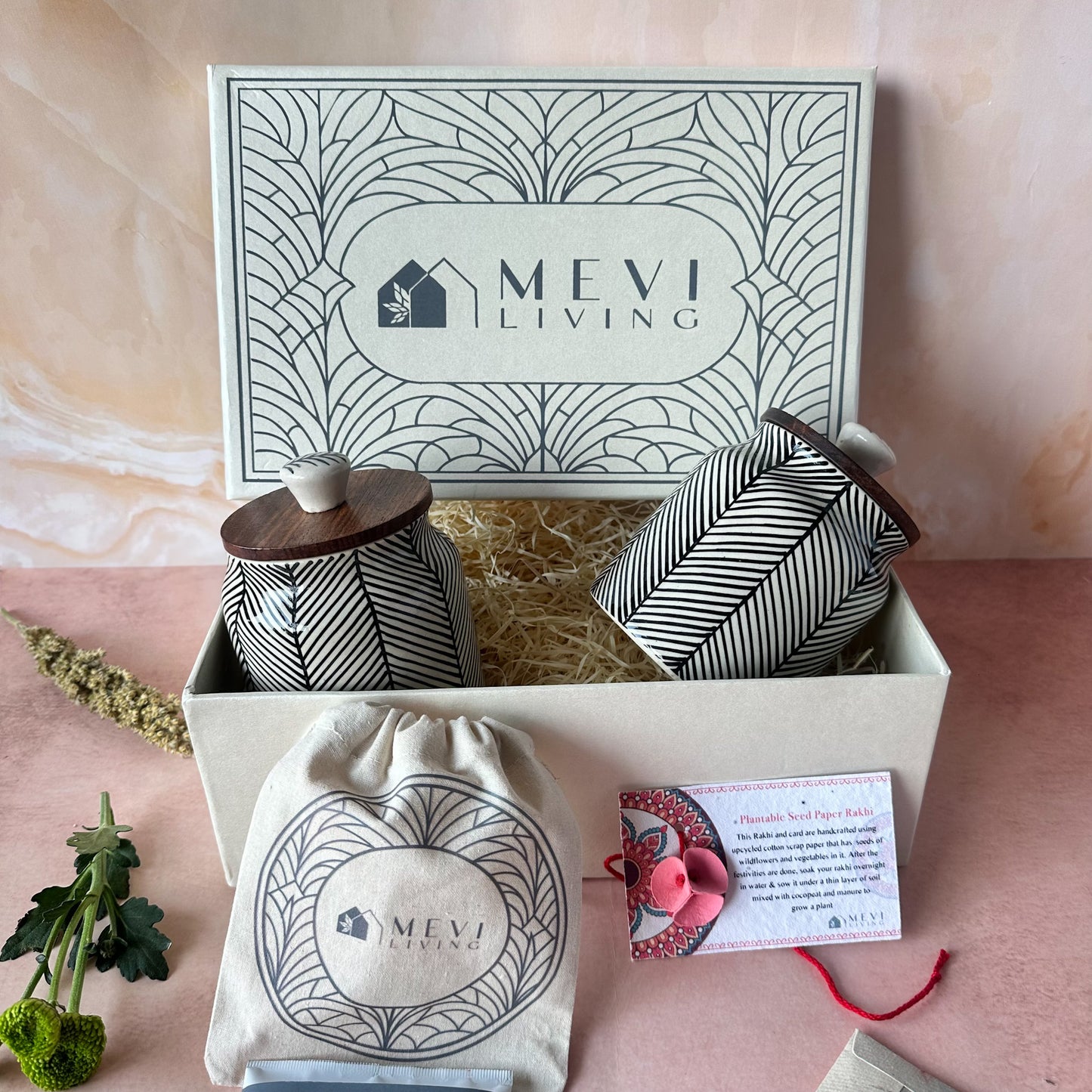 Imperial Leaf Jars gift set - Black