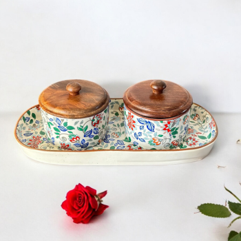 Heritage Floral Jars Set