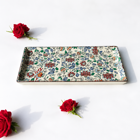 Heritage Floral Platter