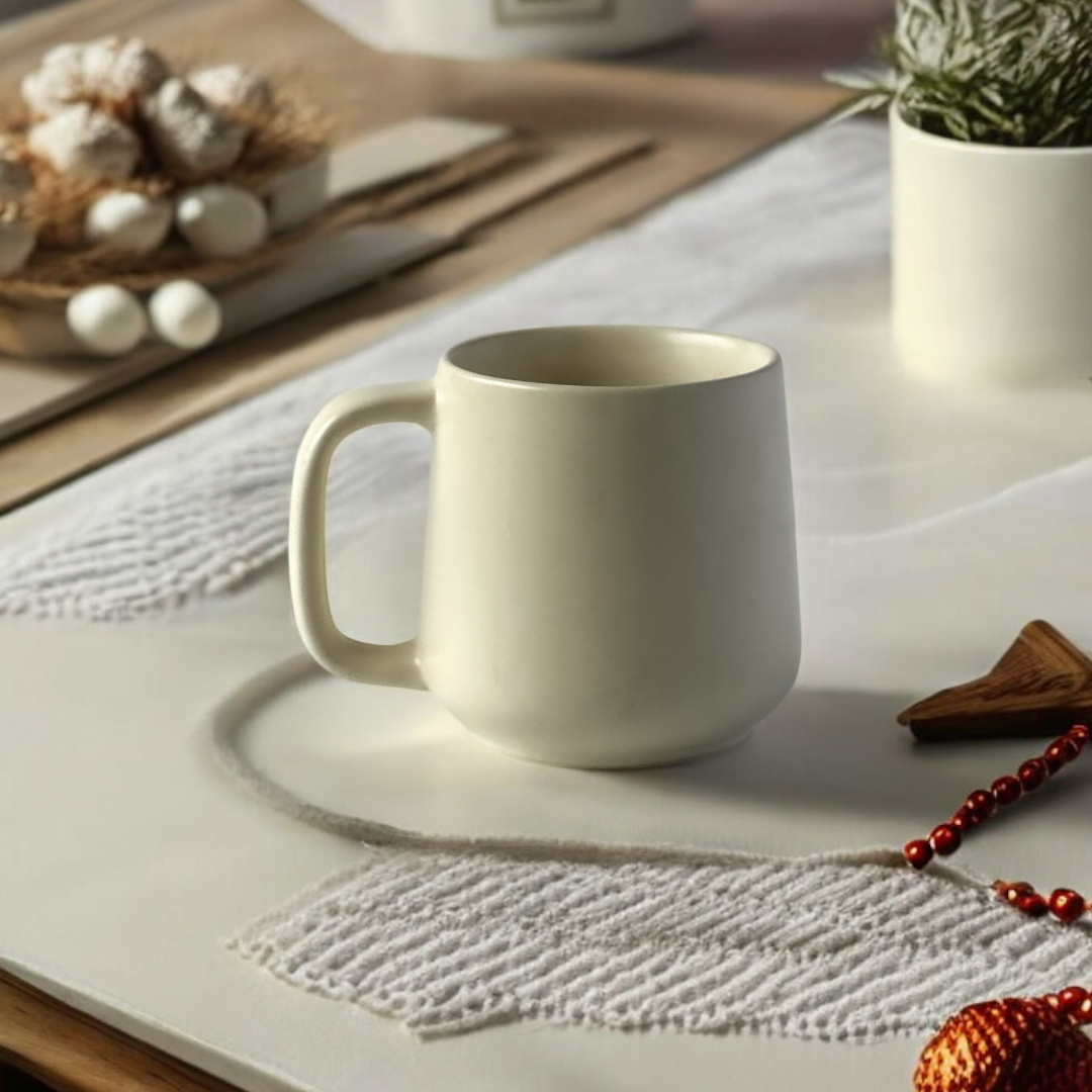 Whimsey Warmer Mug - Ivory