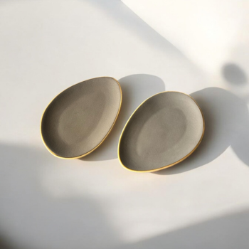 Petite Delight Plates - Gray