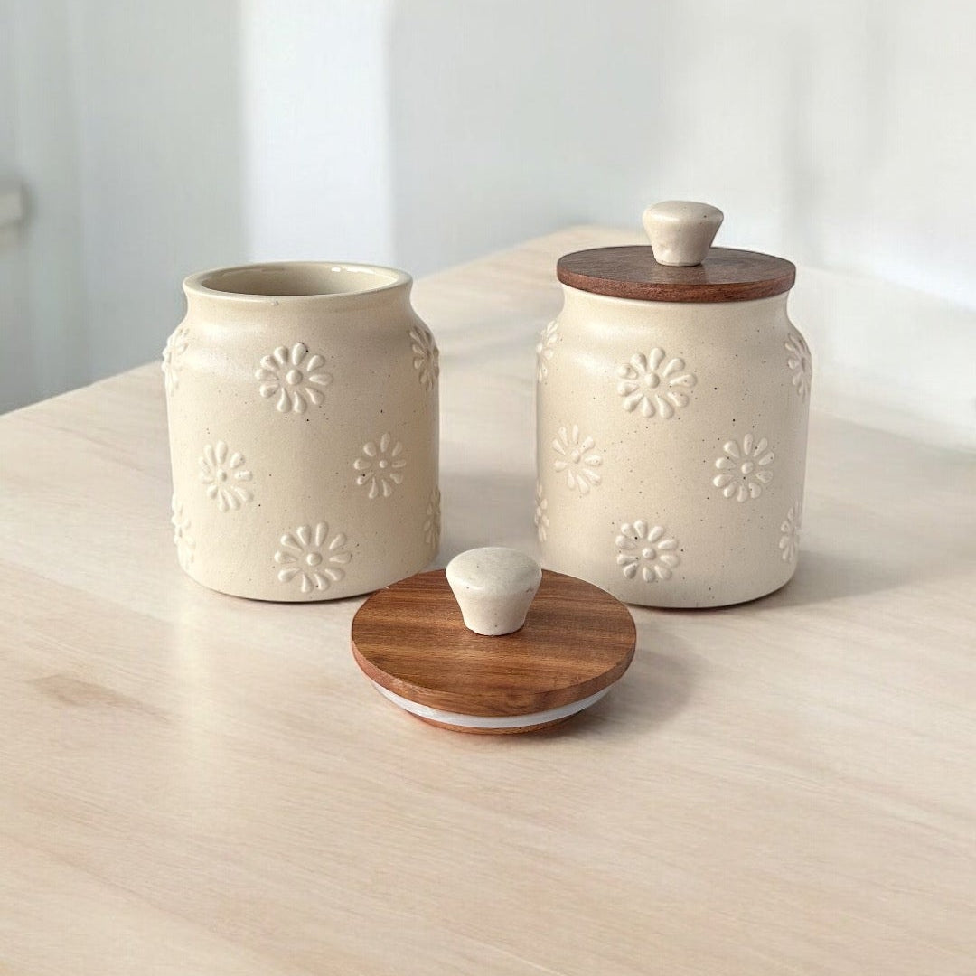 Petlam Jars Set - Ivory