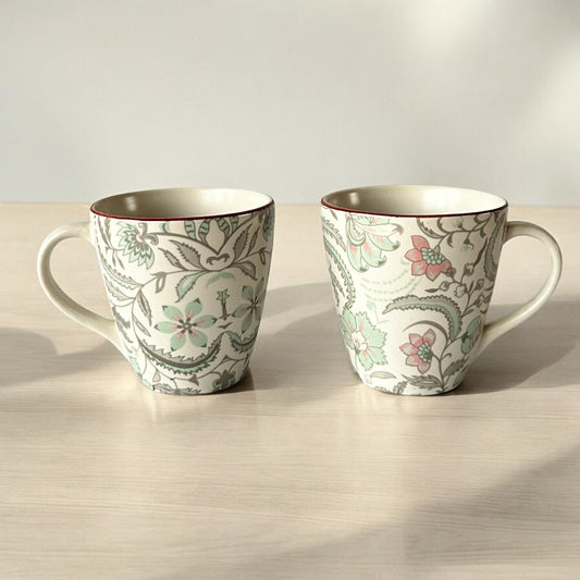 Windsor Bloom Morning Bliss Mugs & Horizon Platter