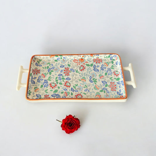 Heritage Floral Trayette