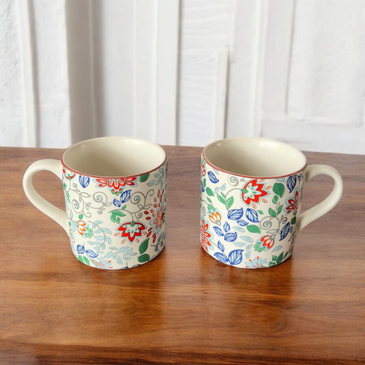 Heritage Floral Petal Mist Mugs & Platter