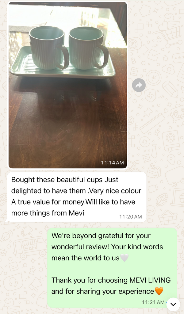 Customer WhatsApp review
