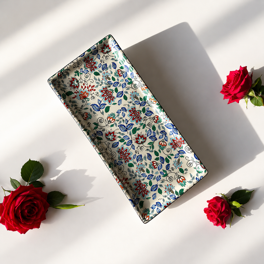 Heritage Floral Platter