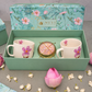 A Garden Affair Cups & Urli Gift Set – Daisy