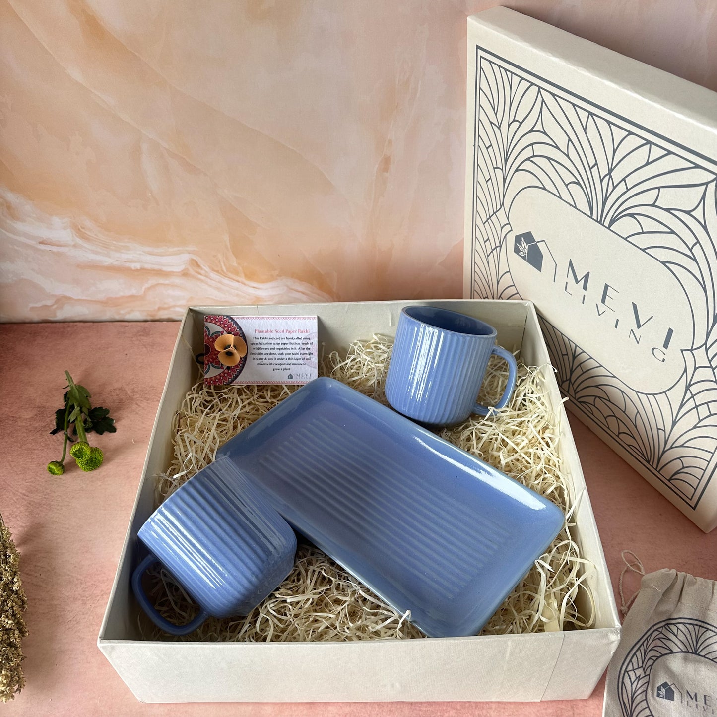 Luminari Cups & Tray Gift Set