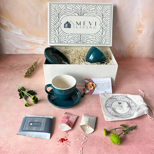 Elegant Ease Tea Cup & Saucer Gift Set
