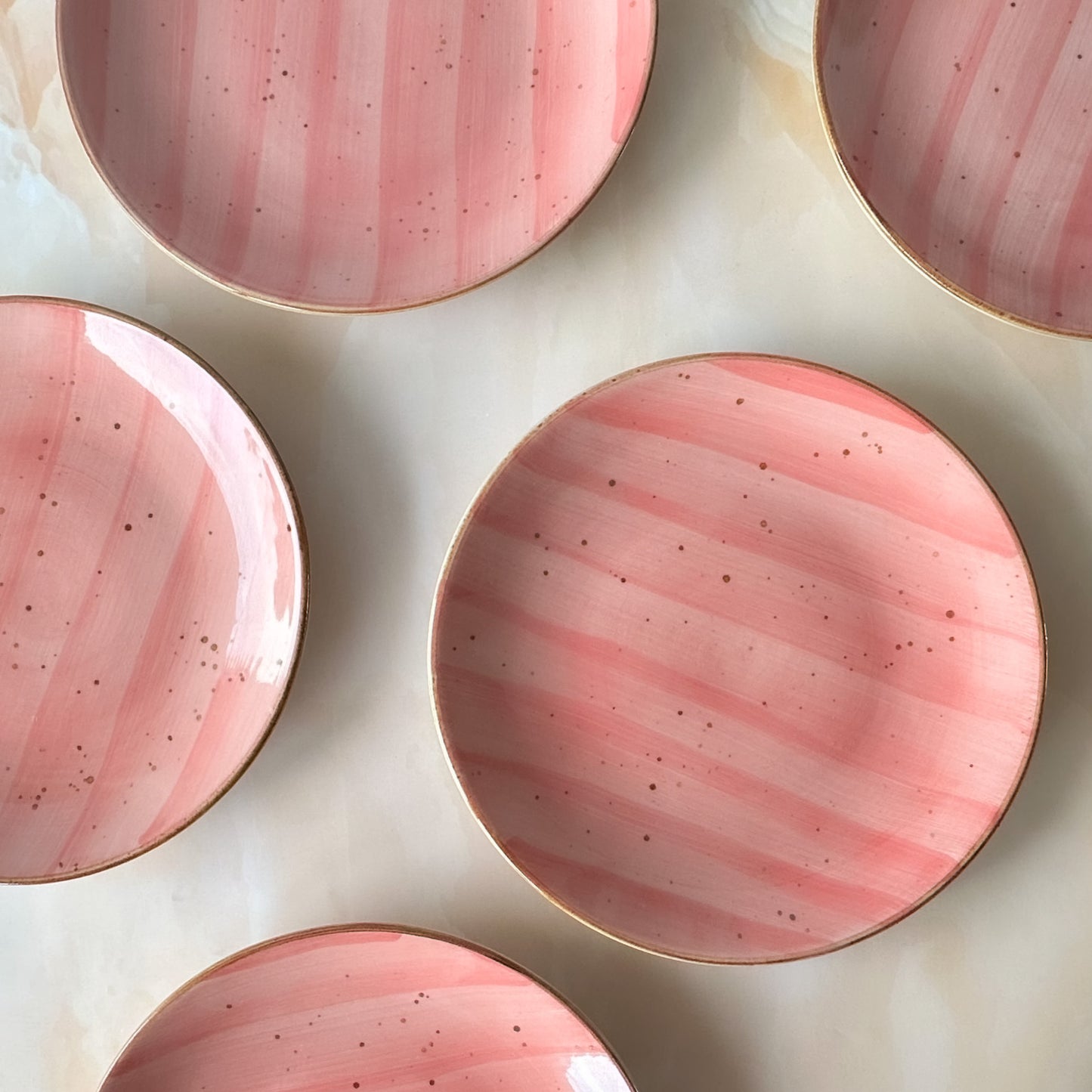 Opal Blush Quarter Plates