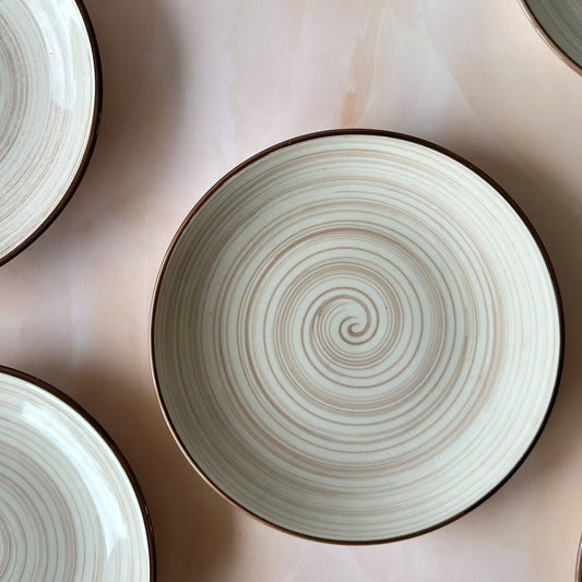 Sirocco Glazed Quarter Plates