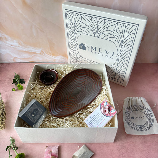 Glazemond Platter & dip bowl set