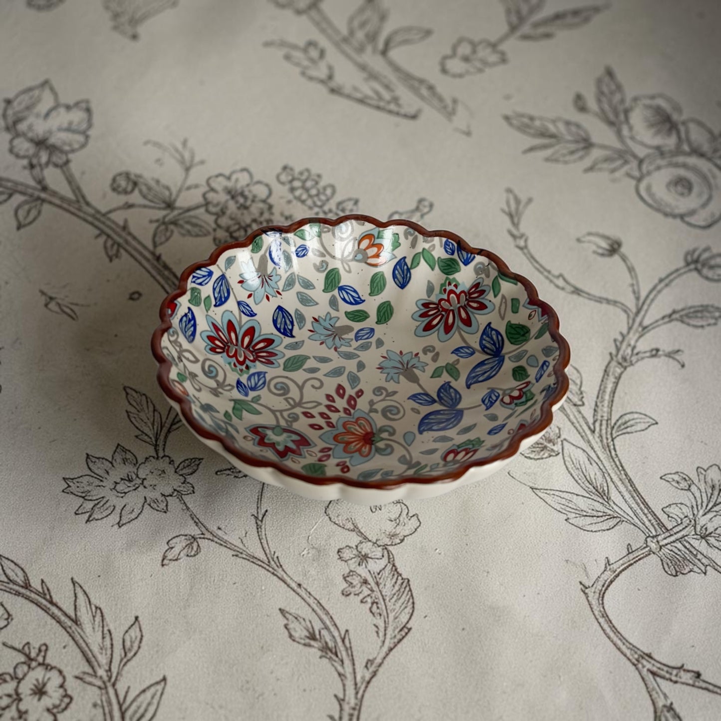 Heritage Floral Swell Bowl