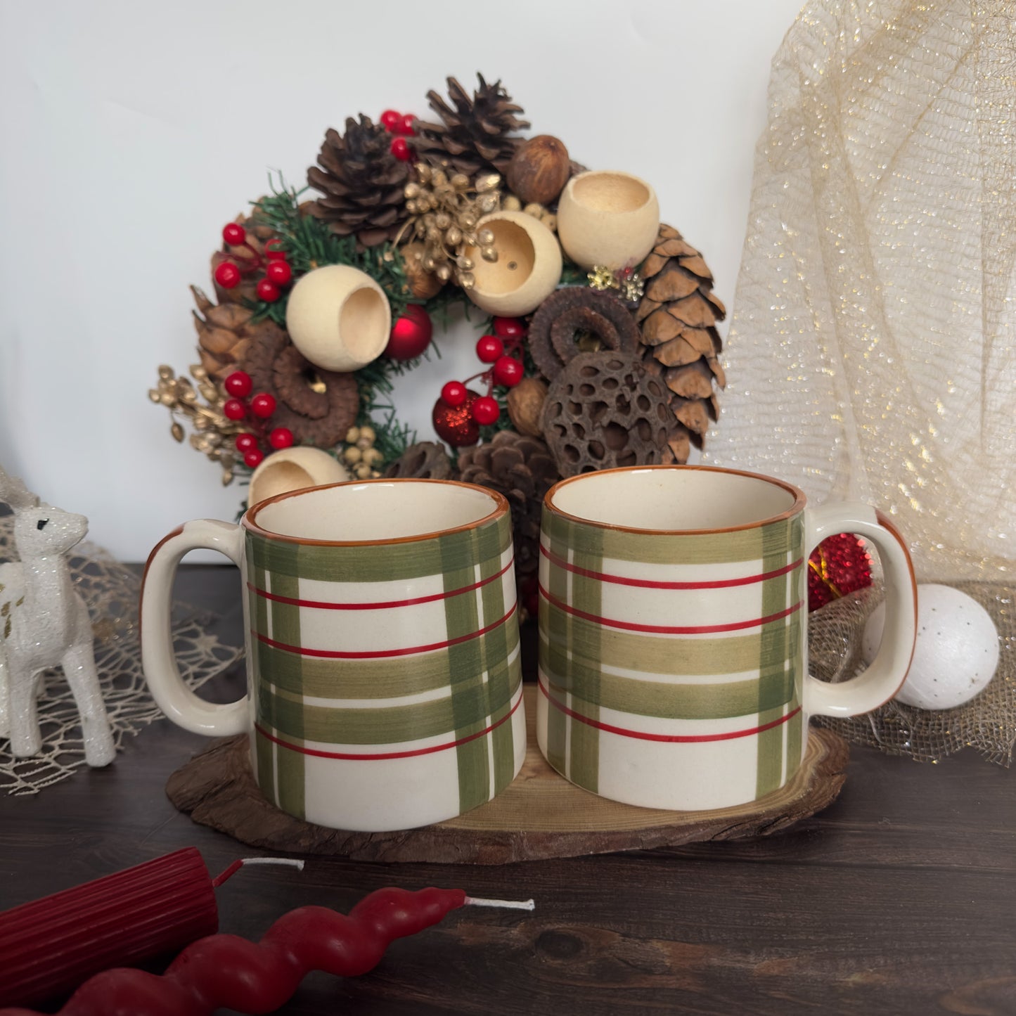 Holly & Hearth Mugs (Set of 2)