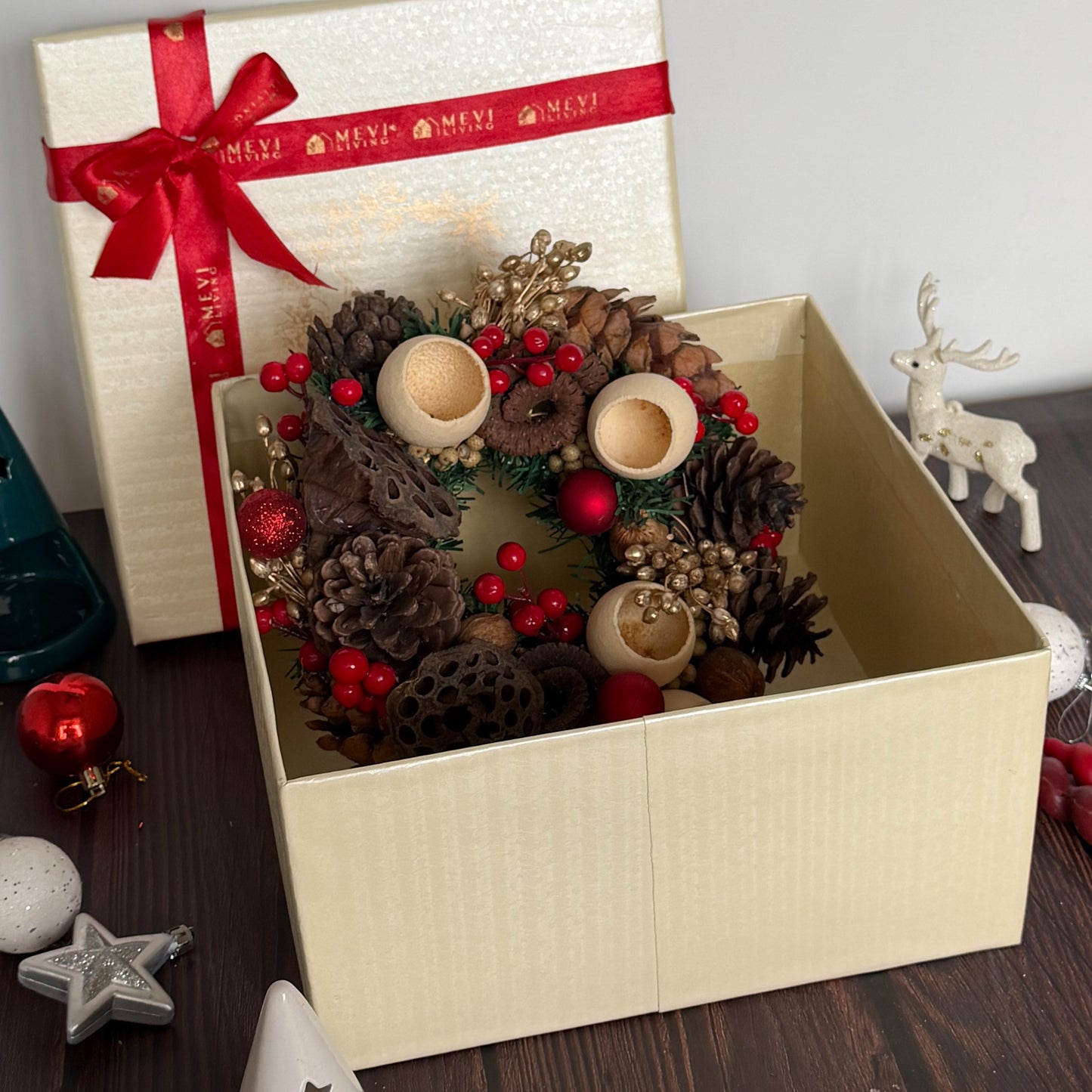 Christmas Wreath Gift Box