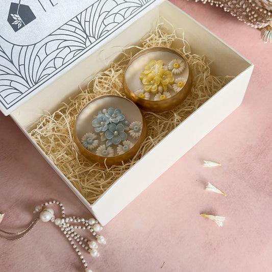Petal Glow Urli Scented Candle Set