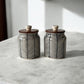 Imperial Leaf Jar - Black