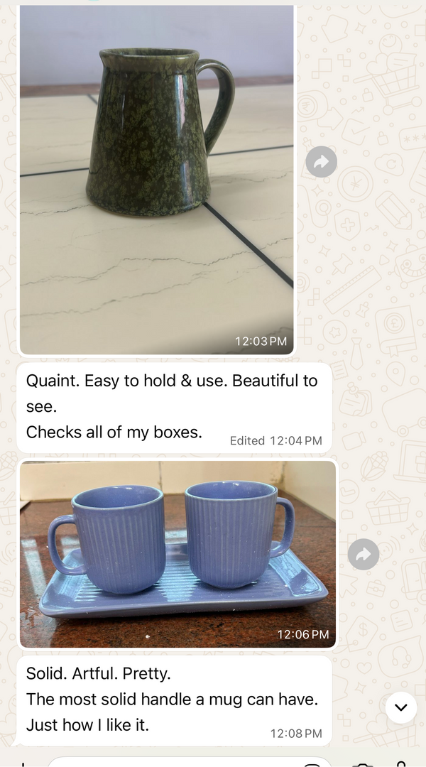 Customer WhatsApp review
