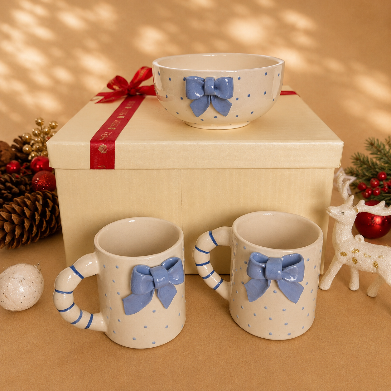 Merry Bow Holiday Gift Set