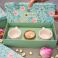 A Garden Affair Cups & Urli Gift Set – Orchid