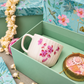 A Garden Affair Cups & Urli Gift Set – Orchid