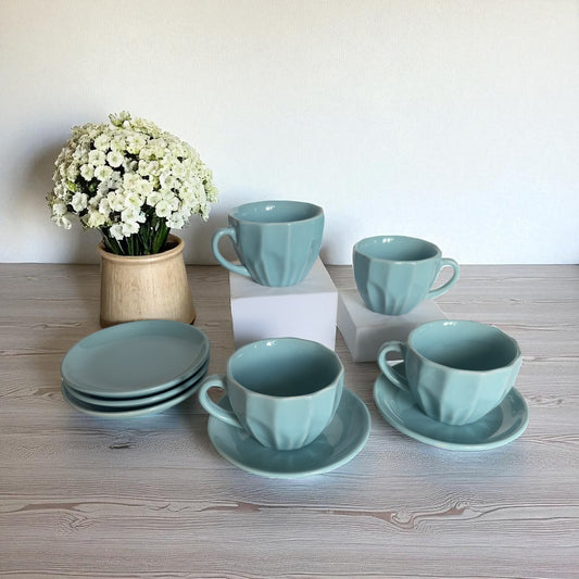 Honeycomb Haven Tea Set - Blue