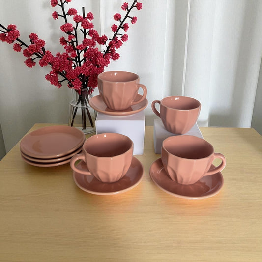 Honeycomb Haven Tea Set - Blush Pink