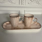 Sirocco Glazed Mugs & Platter Set