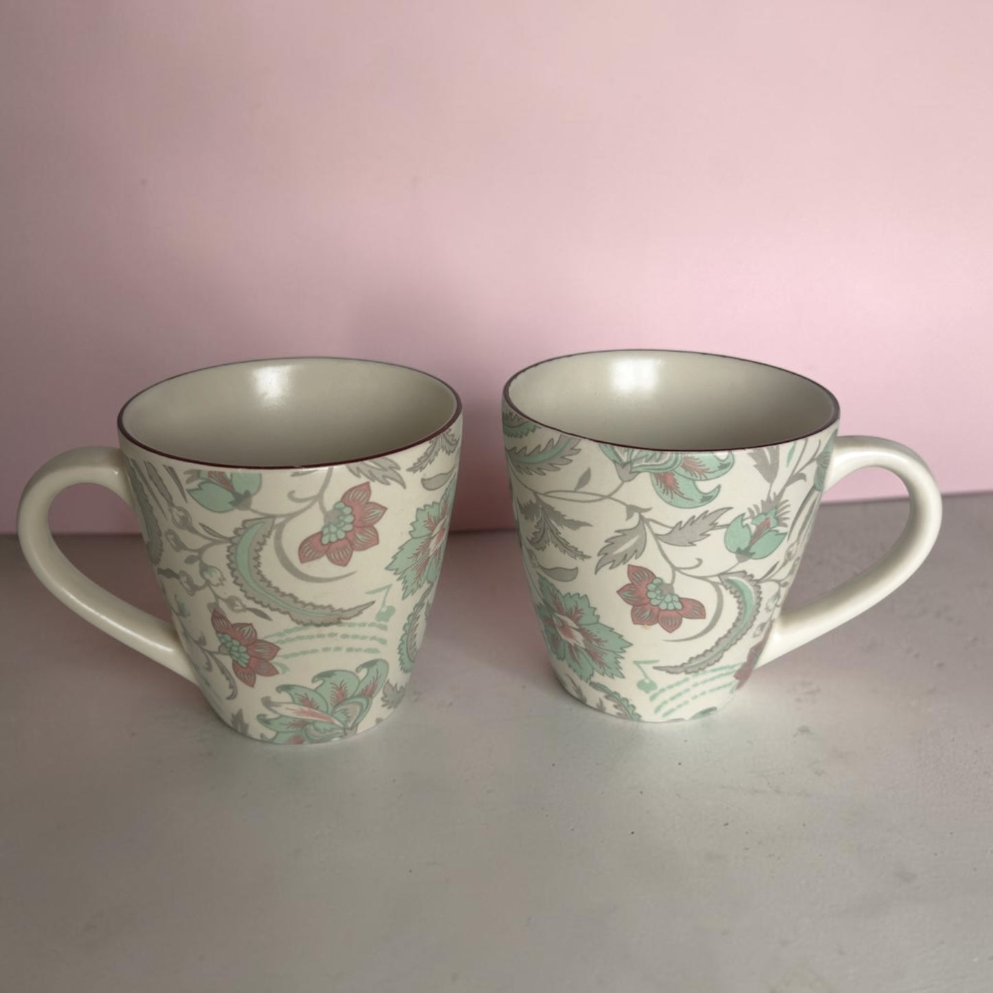 Windsor Bloom Morning Bliss Mugs & Platter Set