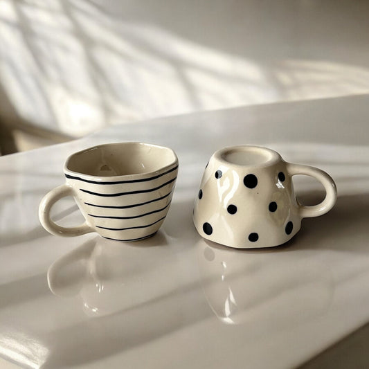 Wabi StrIa & Dot Mug Duo