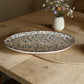 Whispering Bloom Ellipse Platter