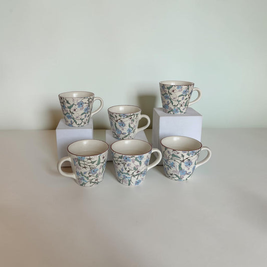 Whispering Blooms Tea Cups
