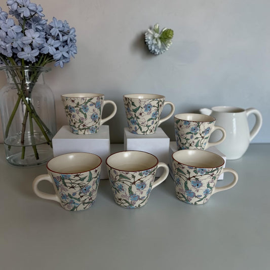 Whispering Blooms Tea Cups